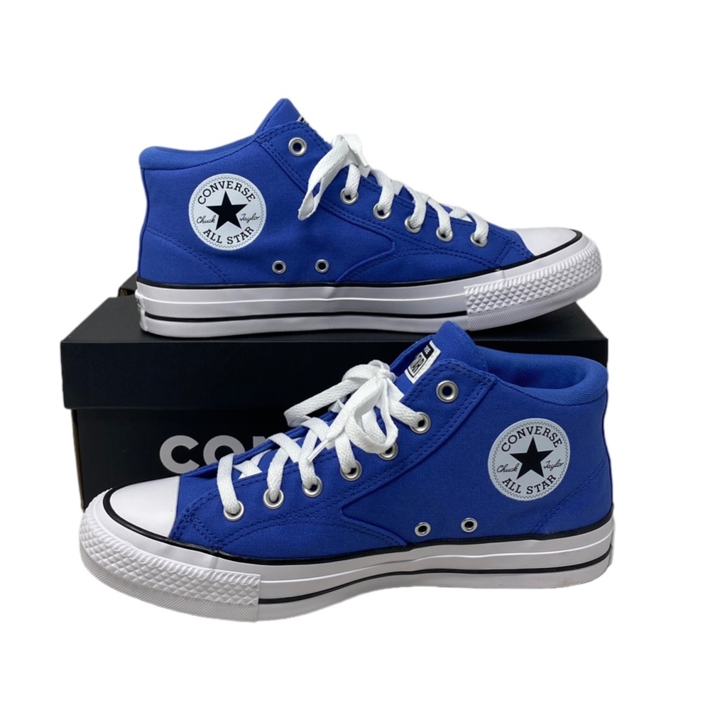 Converse Chuck Taylor Malden Street Shoes For Men Blue Skate Mid Canvas A05673F - Picture 3 of 9